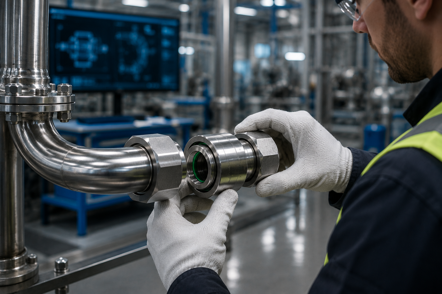 Conexión Hidráulica en Acero Inoxidable y Seguridad | VOSS